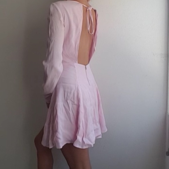 Stylestalker you're so vain pink backless dress S - Picture 3 of 5